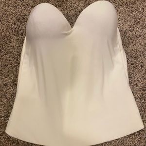 Felina lingerie bridal white bustier
